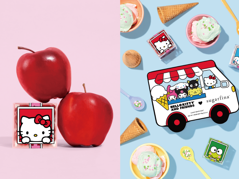 三麗鷗攜手sugarfina 展現甜蜜跨界風暴 8大角色齊聚生日派對 共同歡慶Hello Kitty 50週年