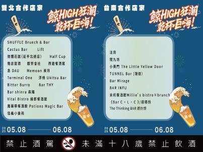 鯨 HIGH 狂潮席捲四城 今夏最嗨祈願體驗登場