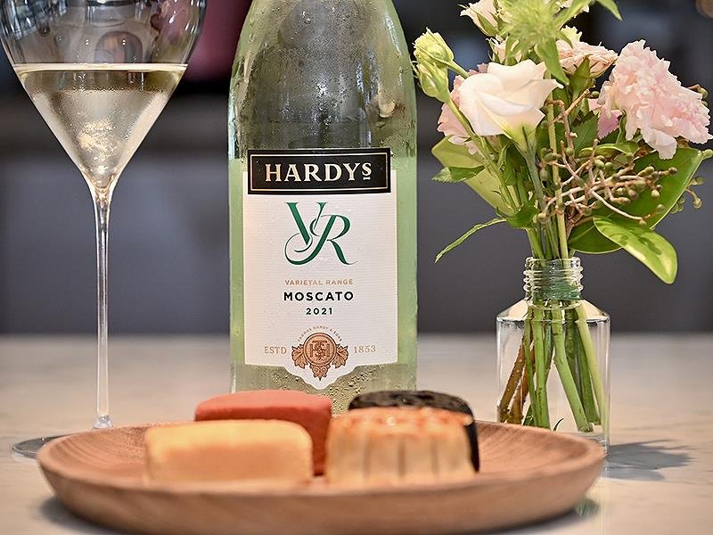 餐酒搭,月餅,鳳梨酥,蛋黃酥,澳洲葡萄酒,夏迪,Hardy’s,Moscato,夏迪VR麝香白葡萄酒