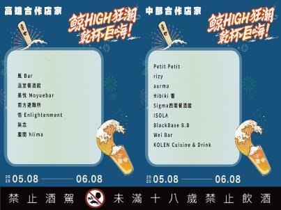 鯨 HIGH 狂潮席捲四城 今夏最嗨祈願體驗登場